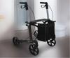 老年人四脚折叠拐杖凳残疾人带轮带座椅子手推学步车助行器多功能